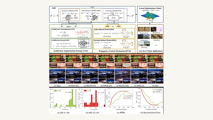 Optimization-inspired low-level vision architecture and results